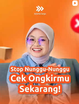 Cek ongkir pengiriman internasional Amerta Cargo